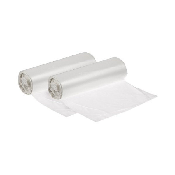 Reliable Brand® 10-Mic Clear HDPE Can Liner (30 in. x 37 in., 25 Liners/RL, 500 Bags/CS)