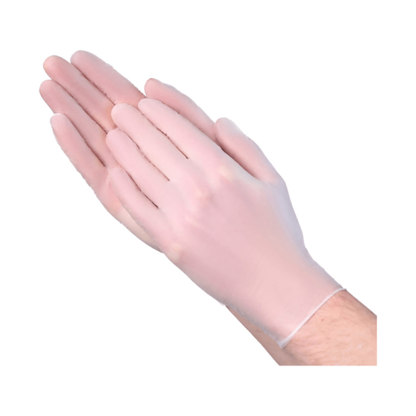 VGuard® 3-mil Clear Vinyl Industrial Disposable Gloves (Large, 100 Gloves/BX, 10 BX/CS)